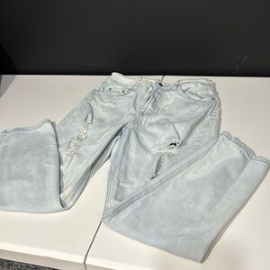 Wild Fable Distressed High Rise Mom Jean